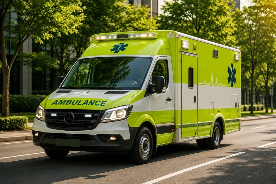 Bull Wave Rides emergency ambulance